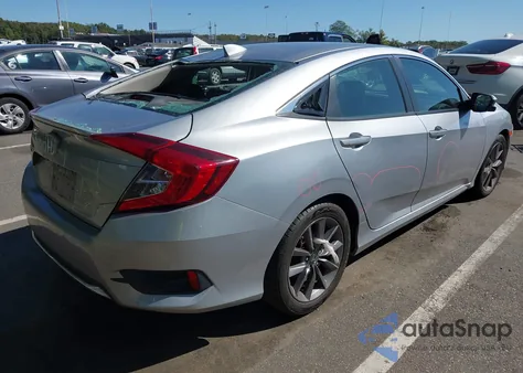 2020 Honda Civic Ex z USA, uszkodzony, nr VIN 19XFC1F37LE216951